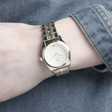 Emporio Armani Classic Chronograph White Dial Two Tone Steel Strap Watch For Men - AR0396 Buy Now By Emporio Armani