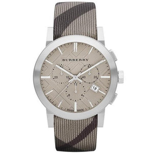 Burberry The City Smoked Brown Dial Brown Leather Strap Watch for Men - BU9361 Buy Now By Burberry