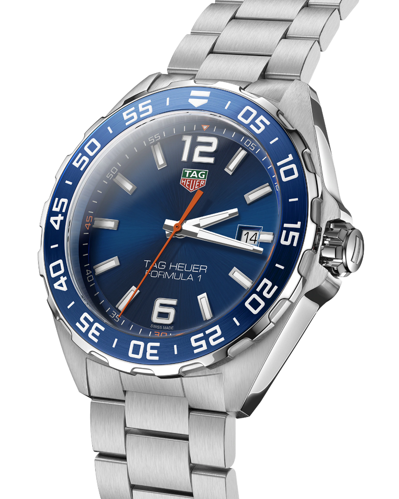 Tag Heuer Formula 1 Quartz Blue Dial Silver Steel Strap Watch for Men - WAZ1010.BA0842 Buy Now By Tag Heuer