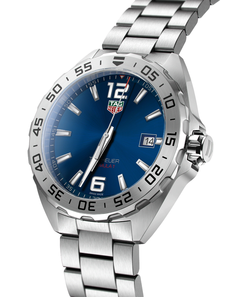 Tag Heuer Formula 1 Blue Dial Silver Steel Strap Watch for Men - WAZ1118.BA0875 Buy Now By Tag Heuer