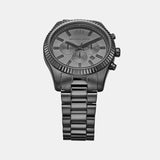 Michael Kors Lexington Chronograph Black Dial Black Steel Strap Watch for Men - MK9154 Buy Now By Michael Kors