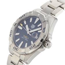 Tag Heuer Aquaracer Automatic Blue Dial Silver Steel Strap Watch for Men - WBD2112.BA0928 Buy Now By Tag Heuer