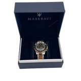 Maserati SFIDA Chronograph Black Dial Two Tone Steel Strap Watch For Men - R8873640002 Buy Now By Maserati