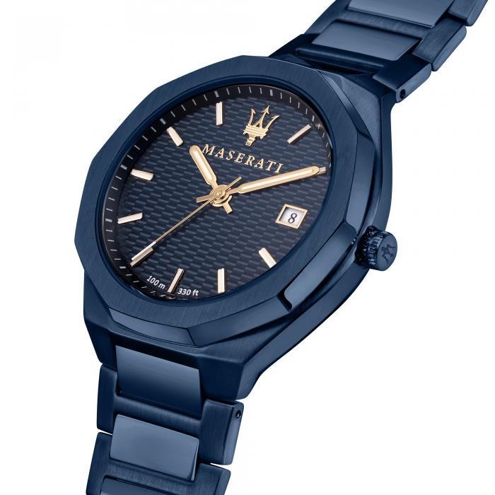 Maserati Guilloche Blue Edition 42mm Stainless Steel Watch For Men - R8853141001 Buy Now By Maserati