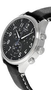 Tissot Chrono XL Vintage Quartz Black Dial Black Leather Strap Watch For Men - T116.617.16.062.00 Buy Now By Tissot