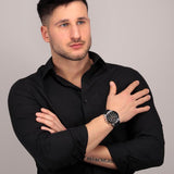 Maserati SFIDA 44mm Black Silicon Chronograph Watch For Men - R8871640002 Buy Now By Maserati