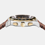 Salvatore Ferragamo 1927 Chrono Analog Black Dial Brown Leather Strap Watch for Men - SFKZ00323 Buy Now By Salvatore Ferragamo