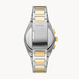 Fossil Everett Chronograph Gold Dial Two Tone Steel Strap Watch for Men - FS5796 Buy Now By Fossil