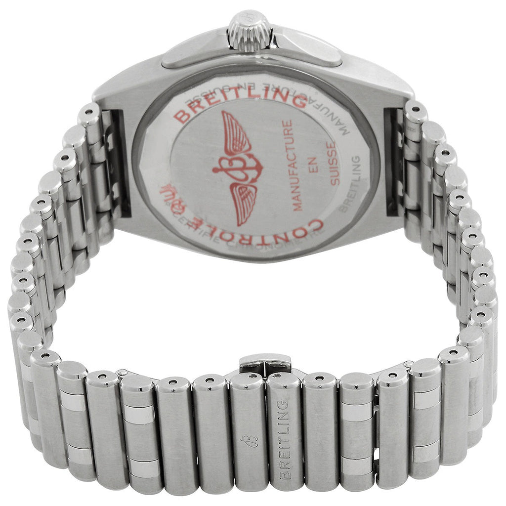 Breitling Chronomat GMT 40 Automatic Black Dial Silver Steel Strap Watch for Men - A32398101B1A1 Buy Now By Breitling