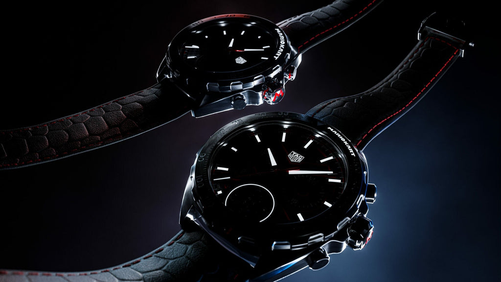 Tag Heuer Formula 1 Mario Kart Chronograph Black Dial Black Leather Strap Watch for Men - CAZ201E.FC6517 Buy Now By Tag Heuer