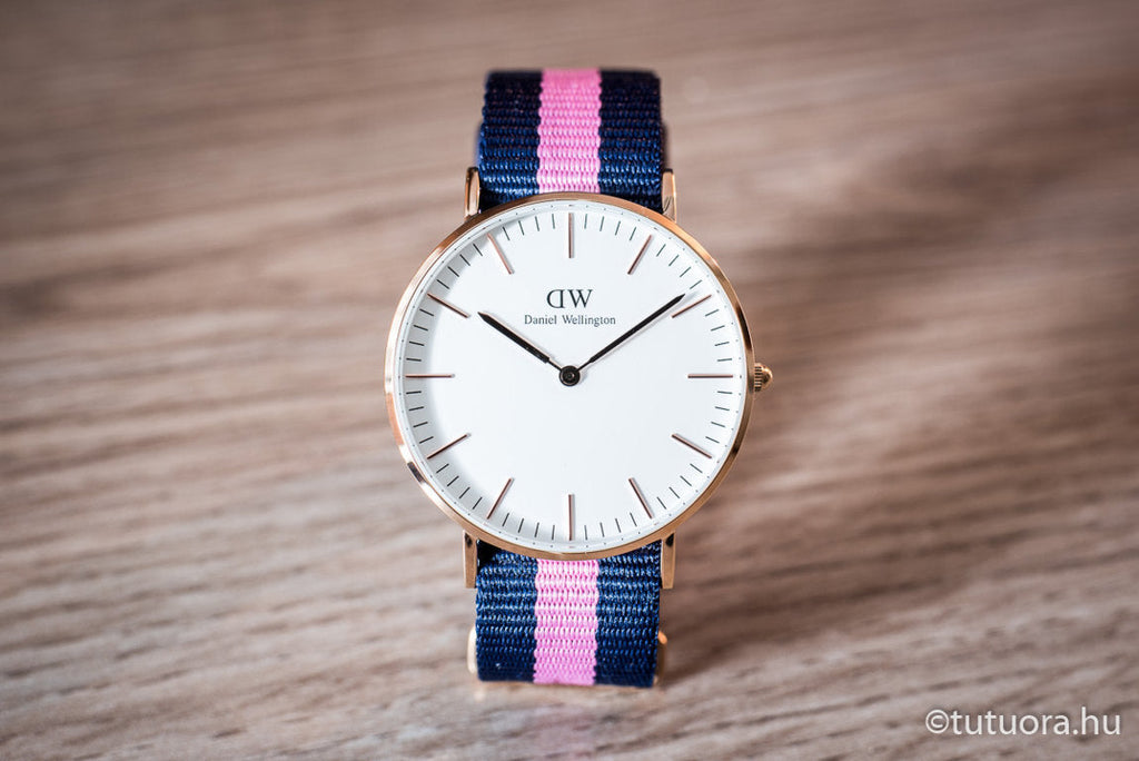 Daniel Wellington Classic Winchester White Dial Three Tone Nylon Strap Watch For Women - DW00100033 Buy Now By Daniel Wellington