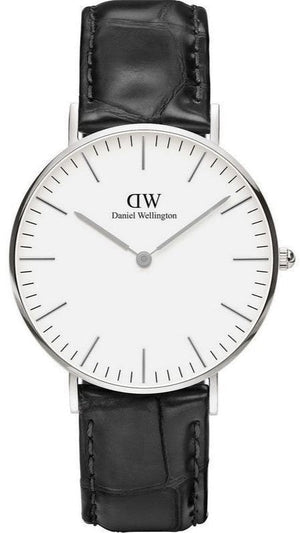 Daniel Wellington Classic Reading White Dial Black Leather Strap Watch For Women - DW00100058 Buy Now By Daniel Wellington