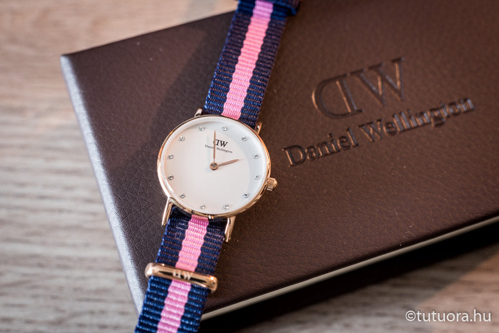 Daniel Wellington Classy Winchester White Dial Two Tone NATO Strap Watch For Women - DW00100065 Buy Now By Daniel Wellington