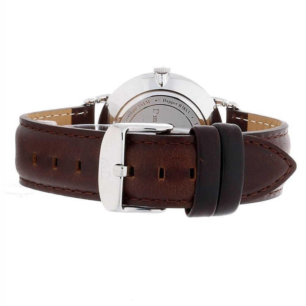Daniel Wellington Dapper Bristol White Dial Brown Leather Strap Watch For Women - DW00100090 Buy Now By Daniel Wellington