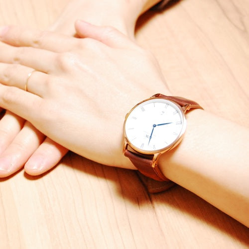 Daniel Wellington Dapper Durham White Dial Brown Leather Strap Watch For Men - DW00100115 Buy Now By Daniel Wellington