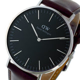 Daniel Wellington Classic Bristol Black Dial Brown Leather Strap Watch For Men - DW00100131 Buy Now By Daniel Wellington