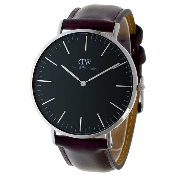 Daniel Wellington Classic Bristol Black Dial Brown Leather Strap Watch For Men - DW00100131 Buy Now By Daniel Wellington