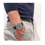 Daniel Wellington Classic Reading Black Dial Black Leather Strap Watch For Men - DW00100135 Buy Now By Daniel Wellington