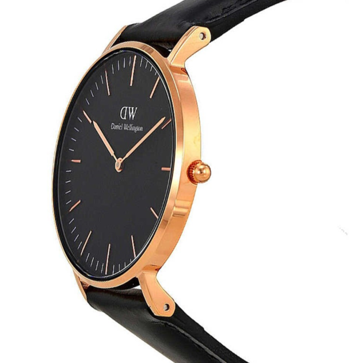 Daniel Wellington Classic Sheffield Black Dial Black Leather Strap Watch For Women - DW00100139 Buy Now By Daniel Wellington