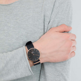 Daniel Wellington Classic Cornwall Black Dial Black Nylon Strap Watch For Women - DW00100148 Buy Now By Daniel Wellington