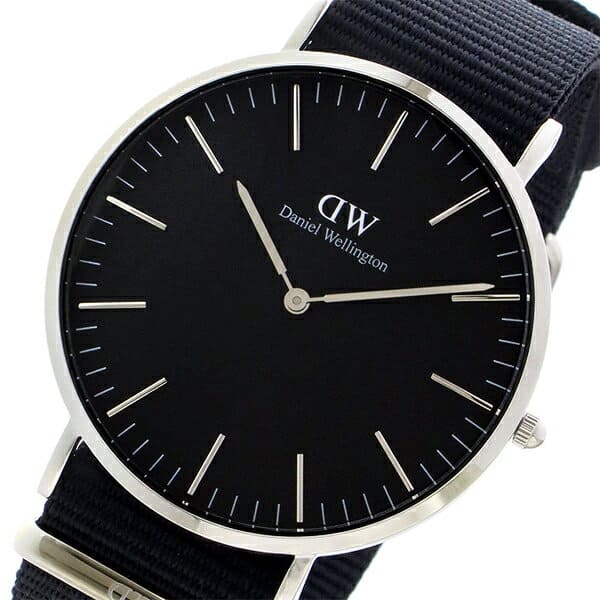 Daniel Wellington Classic Cornwall Black Dial Black Nylon Strap Watch For Women - DW00100149 Buy Now By Daniel Wellington