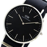 Daniel Wellington Classic Cornwall Black Dial Black Nylon Strap Watch For Women - DW00100149 Buy Now By Daniel Wellington