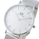 Daniel Wellington Petite Sterling White Dial Silver Mesh Bracelet Watch For Women - DW00100164 Buy Now By Daniel Wellington
