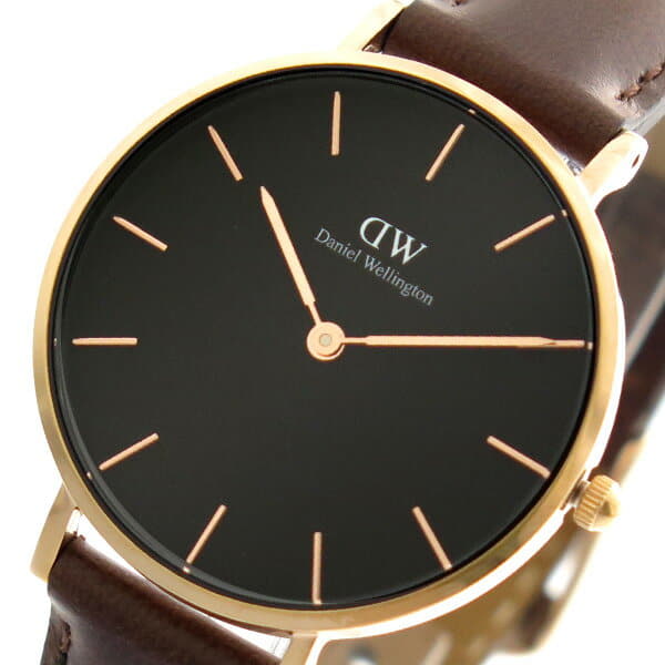 Daniel Wellington Classic Petite Bristol Black Dial Brown Leather Strap Watch For Women - DW00100165 Buy Now By Daniel Wellington