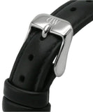 Daniel Wellington Petite Sheffield Black Dial Black Leather Strap Watch For Women - DW00100180 Buy Now By Daniel Wellington