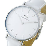 Daniel Wellington Petite Bondi White Dial White Leather Strap Watch For Women - DW00100190 Buy Now By Daniel Wellington