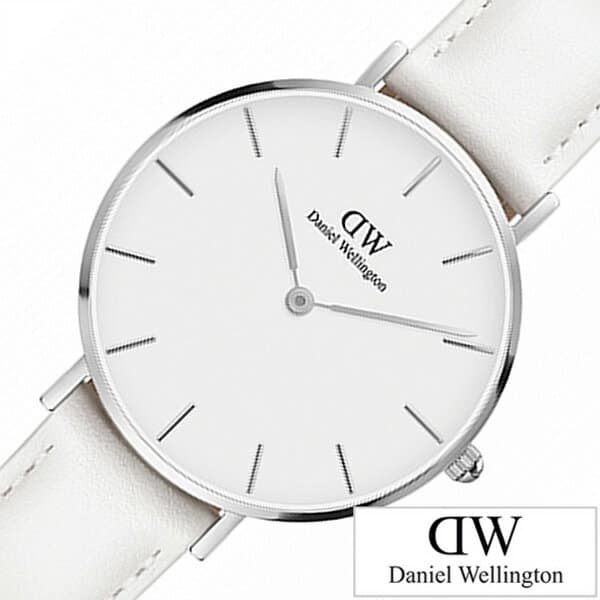 Daniel Wellington Petite Bondi White Dial White Leather Strap Watch For Women - DW00100190 Buy Now By Daniel Wellington