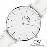 Daniel Wellington Petite Bondi White Dial White Leather Strap Watch For Women - DW00100190 Buy Now By Daniel Wellington
