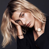 Daniel Wellington Iconic Link White Dial Rose Gold Steel Strap Watch for Women - DW00100213 Buy Now By Daniel Wellington