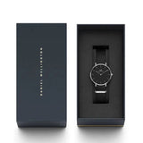 Daniel Wellington Classic Petite Cornwall Black Dial Black NATO Strap Watch For Women - DW00100216 Buy Now By Daniel Wellington