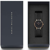 Daniel Wellington Petite Ashfield Black Dial Black Mesh Strap Watch For Women - DW00100245 Buy Now By Daniel Wellington