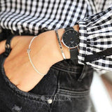 Daniel Wellington Petite Ashfield Black Dial Black Mesh Strap Watch For Women - DW00100246 Buy Now By Daniel Wellington