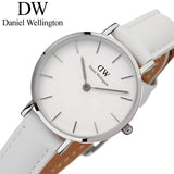 Daniel Wellington Petite Bondi White Dial White Leather Strap Watch For Women - DW00100250 Buy Now By Daniel Wellington