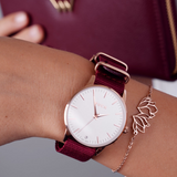 Daniel Wellington Classic Roselyn White Dial Red NATO Strap Watch For Women - DW00100271 Buy Now By Daniel Wellington