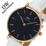 Daniel Wellington Classic Petite Bondi Black Dial White Leather Strap Watch For Women - DW00100285 Buy Now By Daniel Wellington