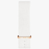 Daniel Wellington Classic Dover Black Dial White Nylon Strap Watch For Women - DW00100310 Buy Now By Daniel Wellington