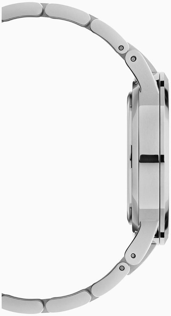 Daniel Wellington Iconic Link Black Dial Silver Steel Strap Watch For Women - DW00100342 Buy Now By Daniel Wellington