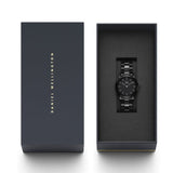 Daniel Wellington Iconic Link Ceramic Black Dial Black Steel Strap Watch For Women - DW00100415 Buy Now By Daniel Wellington