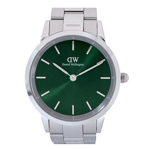 Daniel Wellington Iconic Link Emerald Green Dial Silver Steel Strap Watch For Men - DW00100427 Buy Now By Daniel Wellington