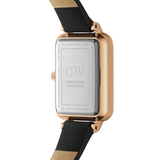 Daniel Wellington Quadro Pressed Sheffield Green Dial Black Leather Strap Watch For Women - DW00100439 Buy Now By Daniel Wellington