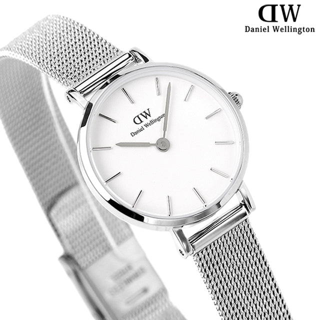 Daniel Wellington Classic Petite Sterling White Dial Silver Mesh Bracelet Watch for Women - DW00100442 Buy Now By Daniel Wellington