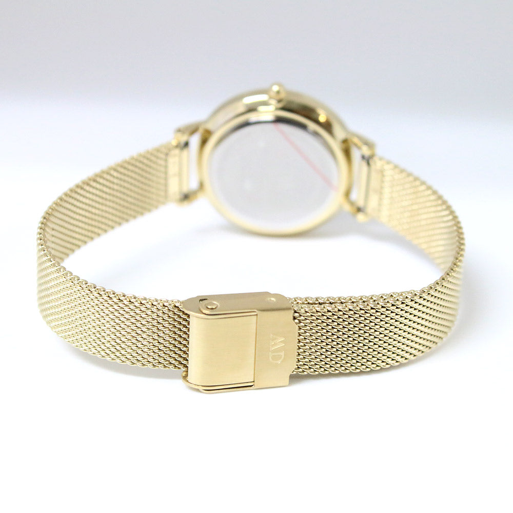 Daniel Wellington Petite Emerald Green Dial Gold Mesh Strap Watch For Women - DW00100479 Buy Now By Daniel Wellington