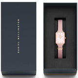 Daniel Wellington Quadro Pressed Mother of Pearl Pink Dial Pink Nylon Strap Watch For Women - DW00100509 Buy Now By Daniel Wellington