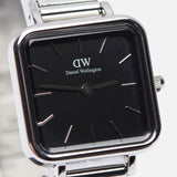 Daniel Wellington Quadro Studio Black Dial Silver Mesh Strap Watch For Women - DW00100522 Buy Now By Daniel Wellington