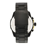 Diesel Mega Chief Chronograph Black Dial Black Steel Strap Watch For Men - DZ4338 Buy Now By Diesel