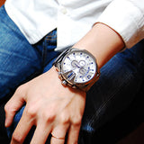 Diesel Mega Chief Chronograph White Dial Silver Steel Strap Watch For Men - DZ4477 Buy Now By Diesel